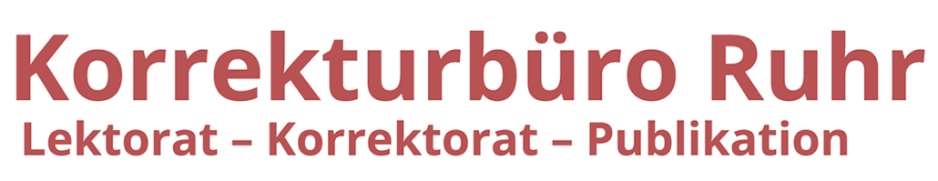 Korrekturbüro Ruhr – Lektorat